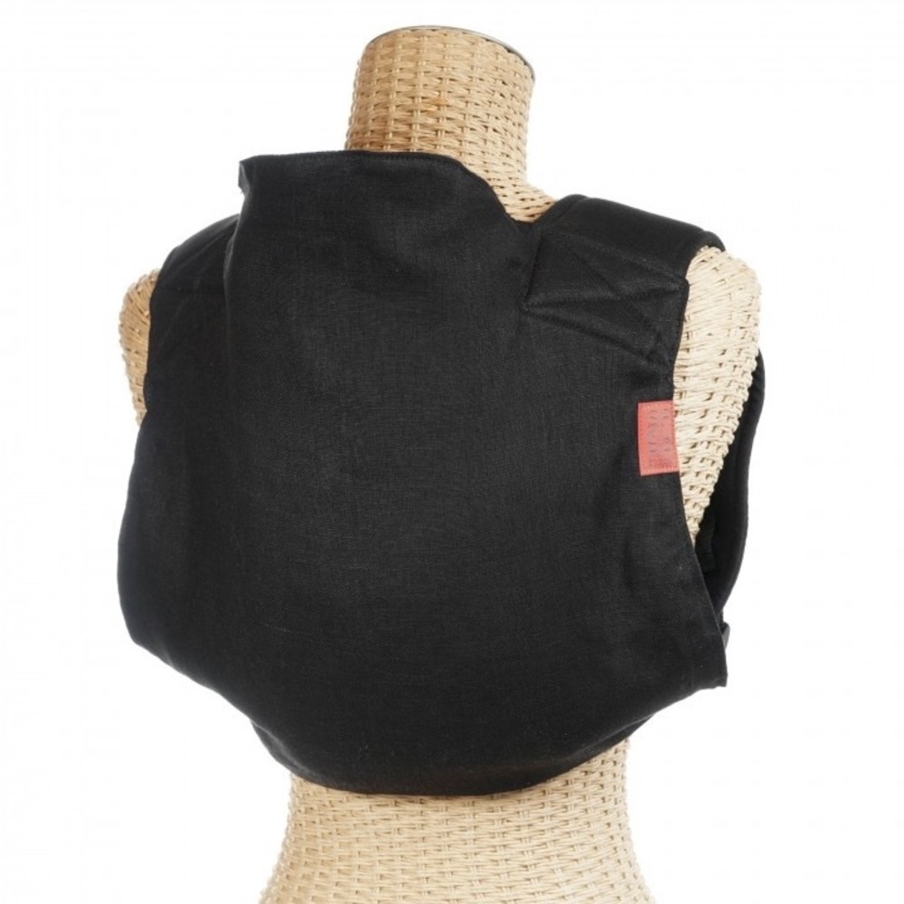 Sakura Bloom Black Linen Onbuhimo - Comes with Box Gently Used Great Condition